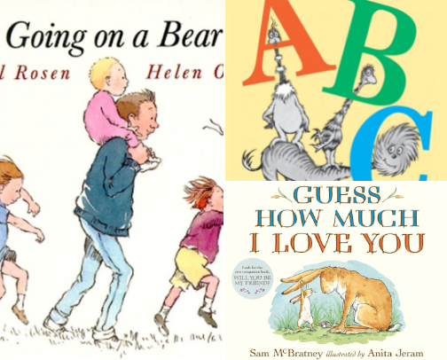 The ultimate list of books for ages 0-2 cover photo collage