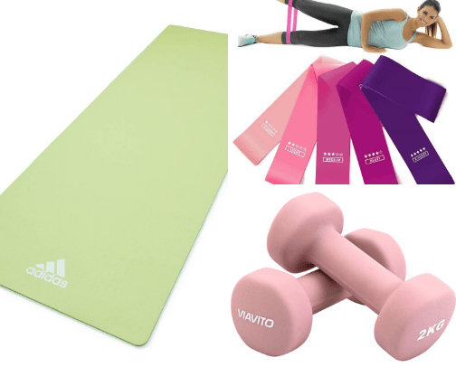 Get fit at home cover photo collage