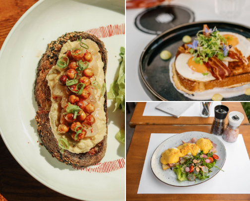Cute places to go on a brunch in zagreb cover photo collage