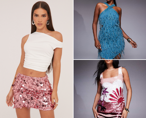 sequin cover photo collage