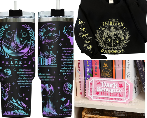 Bookish Items cover photo collage