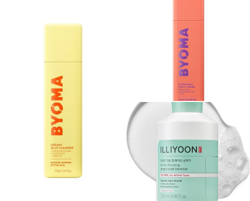 skincare cover photo collage