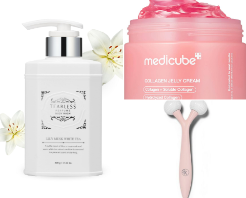 Skincare Favs 🫧 cover photo collage