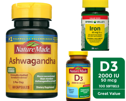 Vitamins and more cover photo collage