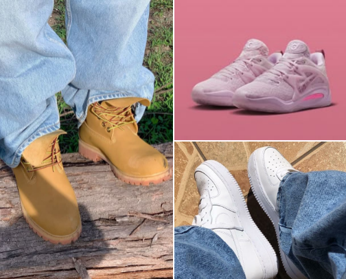Style Meets Performance: Fashion and Sports Shoes cover photo collage