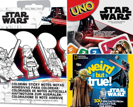 Fun Star Wars Gift Ideas for Kids cover photo collage