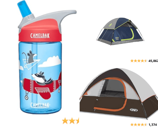 Camping Wish List cover photo collage