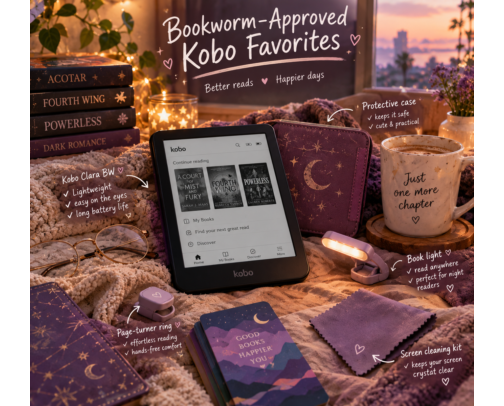 Bookworm-Approved Kobo Favorites cover photo collage