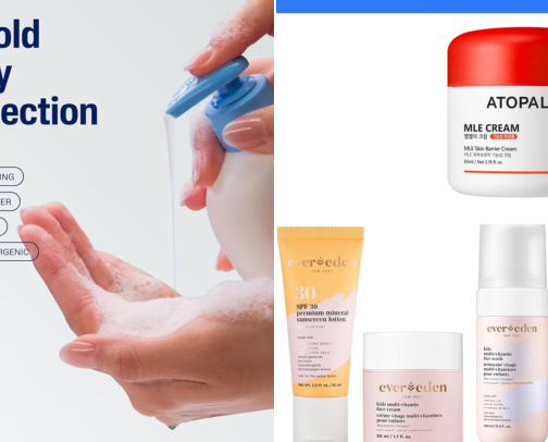 Skincare for the kiddos cover photo collage