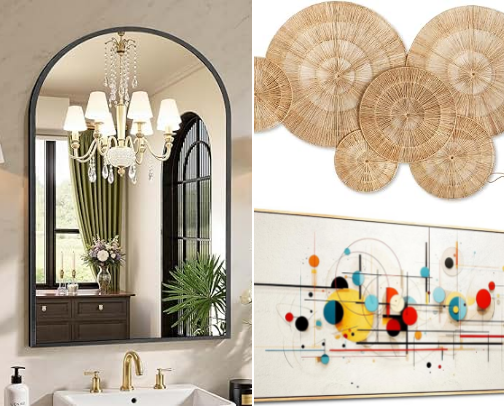 Trinkets for house décor cover photo collage