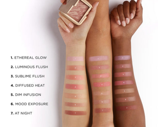 High end blush collection cover photo collage