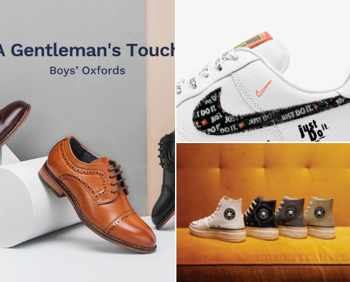 Comfort Meets Elegance: Shoes Designed for You cover photo collage