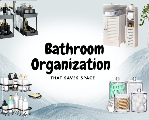 🛁  Best Bathroom Organization cover photo collage