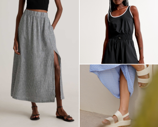 Travel outfits cover photo collage