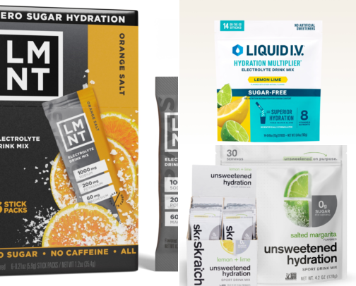 Electrolyte Powders for Workout Hydration cover photo collage