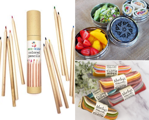 Eco-friendly school helpers cover photo collage