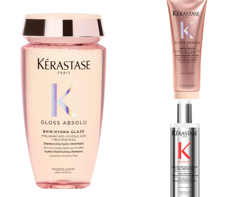 My favorite hair care products cover photo collage