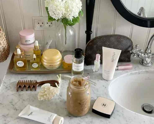 clean girl makeup favs cover photo collage