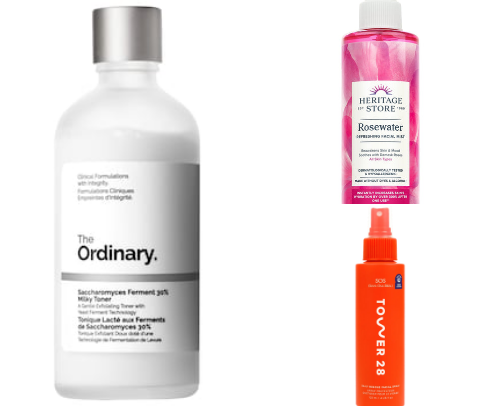 From acne + texture to GLASS SKIN ✨ cover photo collage