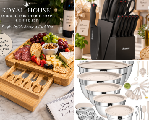 Housewarming Gifts They'll Actually Love & Use 🏡 cover photo collage