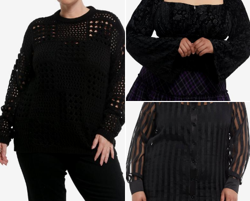 New Fav Corporate Goth Looks @Hot Topic cover photo collage