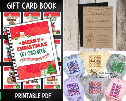 Etsy Finds cover photo collage