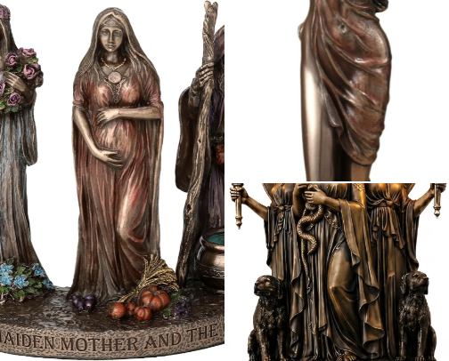 Statues of Gods, Goddesses, and Angels. cover photo collage
