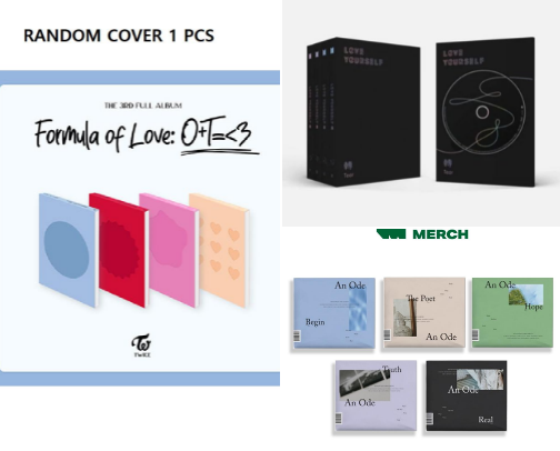 the best K-pop albums to get based on the vibes you're looking for!! cover photo collage