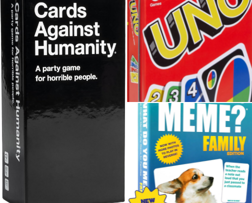 My favorite games for gamenight cover photo collage