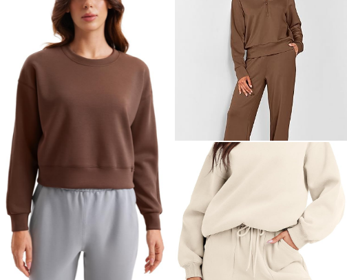 Fall loungewear cover photo collage