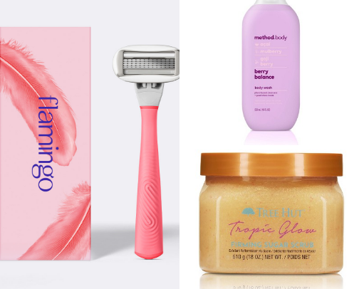 My Shower / Self Care routine cover photo collage