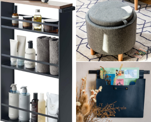 Storage Tricks for Rooms With No Extra Space cover photo collage