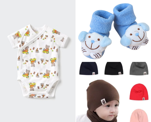 Baby finds cover photo collage
