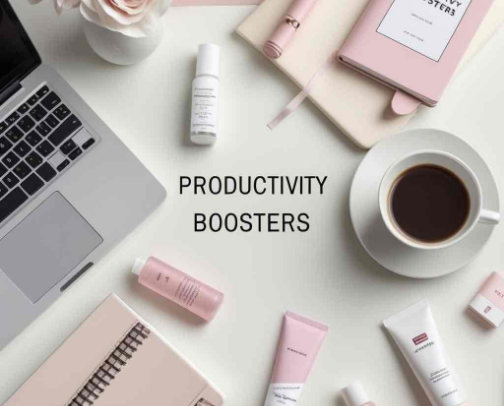 Productivity Boosters cover photo collage