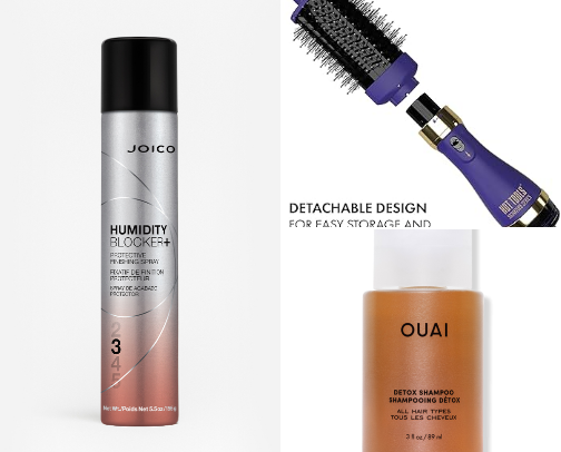 Summer friendly silk press products? Hopefully cover photo collage