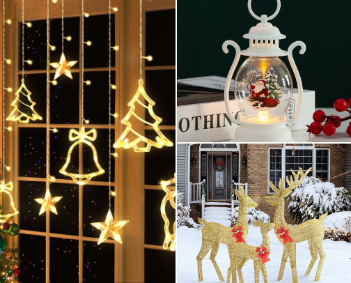 Cute Christmas Decorations🎊 cover photo collage