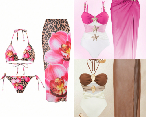 My favorite fun & flirty summer wear from SHEIN ❤️ Great for the pool or the beach cover photo collage