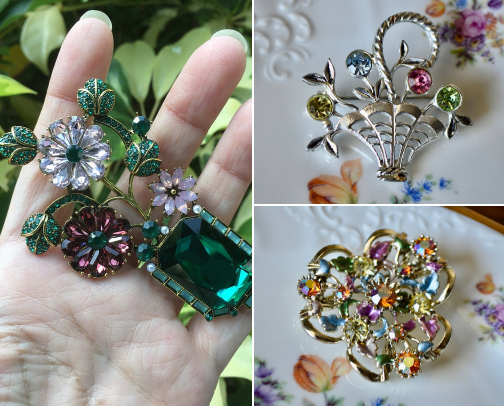 Perfect vintage Jewelry by Esty cover photo collage
