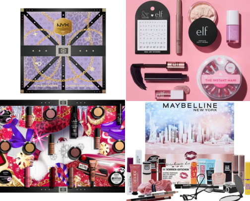 Makeup Advent Calendars cover photo collage