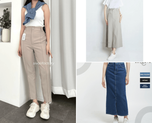 Basic Clothing Pieces (Bottoms) cover photo collage