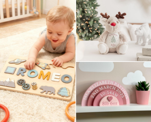 Christmas & Birthday gift ideas for babies and children cover photo collage