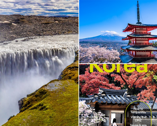 Travel bucketlist cover photo collage