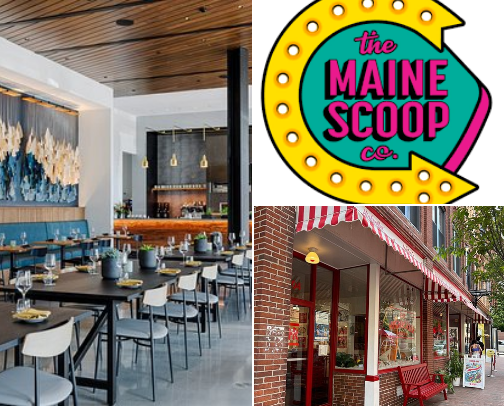 my favorite maine spots🫶🏻 cover photo collage