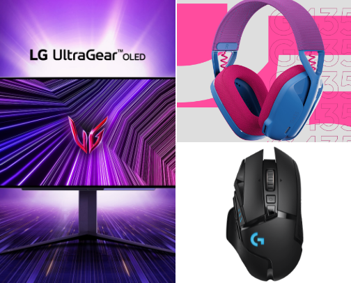 🕹️Clean Gaming Setup🎮🎧💡 cover photo collage