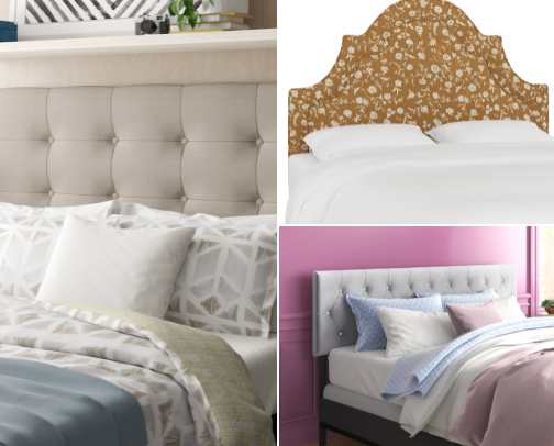 Headboard cover photo collage