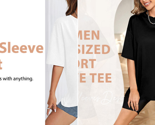 Oversized shirts cover photo collage