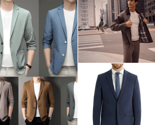Latest cool men's fashion models cover photo collage