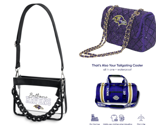 Things to carry your stuff around in! - Baltimore Team Edition cover photo collage