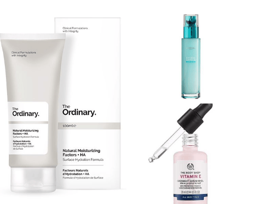 Skin care cover photo collage