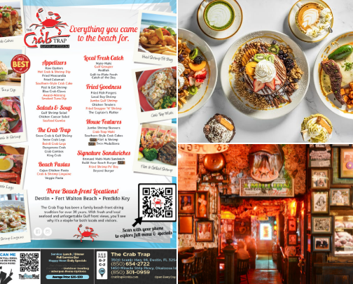 Favorite Emerald Coast Eatery’s🦀 cover photo collage